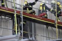 Dachstuhlbrand Koeln Poll Geislarerstr P362